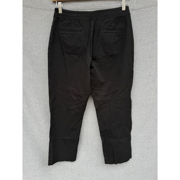 Lauren Ralph Lauren Women's Black Jeans Sz 10P Leather/Gold Buckle Equestrian - Picture 4 of 7